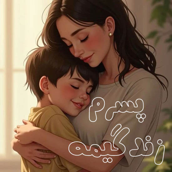 عکس دلنوشته مادرانه برای تولد پسرم