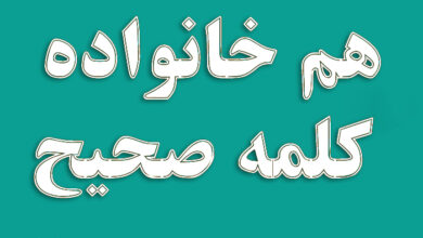 هم خانواده کلمه صحیح