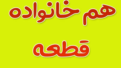 هم خانواده کلمه قطعه