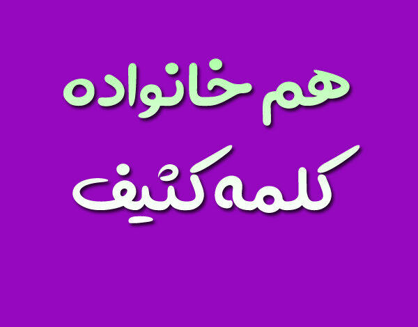 هم خانواده کلمه کثیف