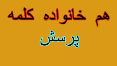 هم خانواده کلمه پرسش