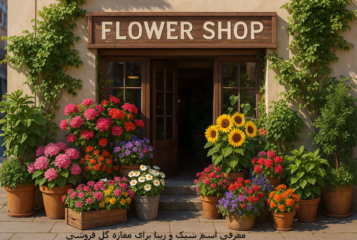 معرفی اسم شیک و زیبا برای مغازه گل فروشی
