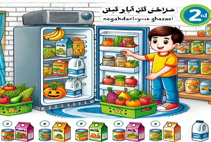 تحقیق در مورد نگهداری مواد غذایی کلاس دوم