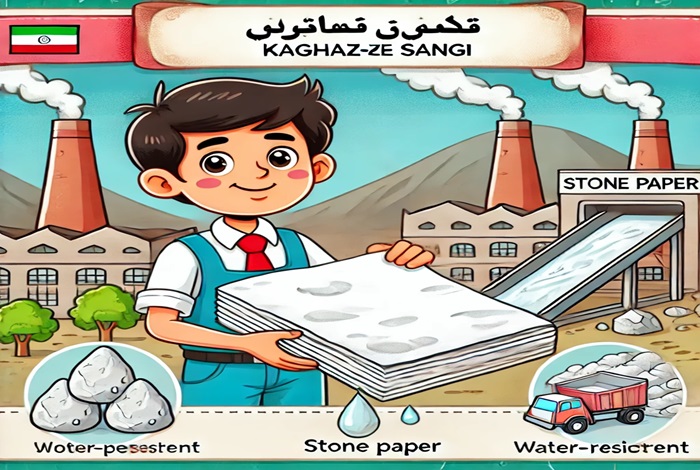 تحقیق در مورد کاغذ سنگی کلاس ششم
