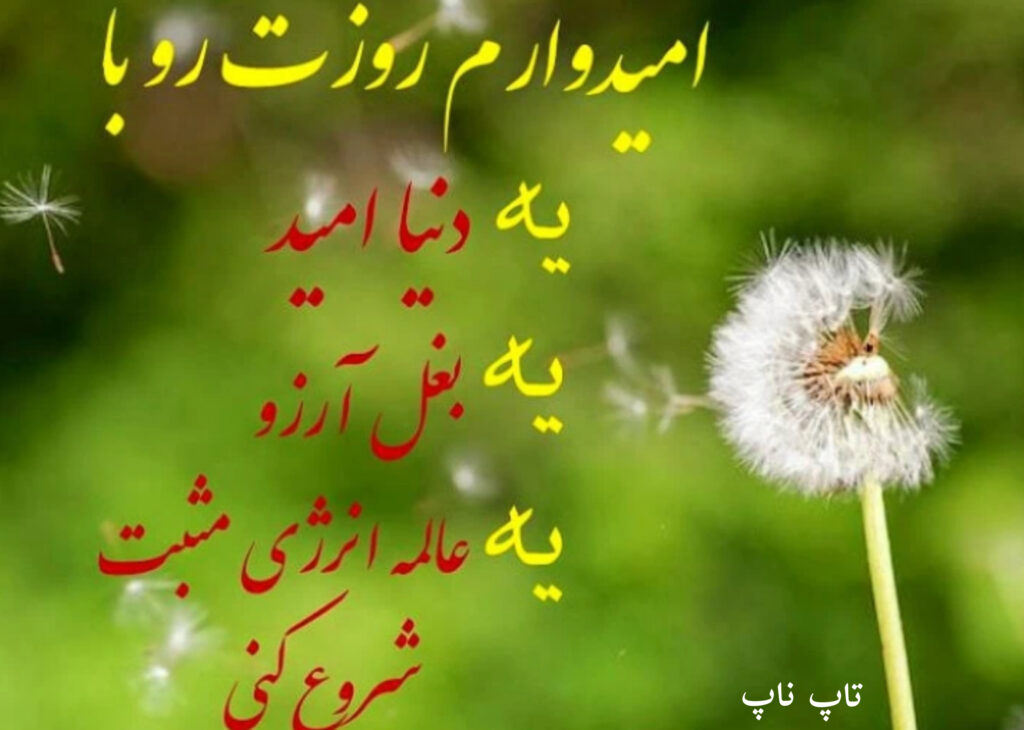 صبح بخیر با دعای خیر و فراوانی