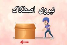 تحقیق درباره نیروی اصطکاک کلاس ششم