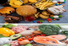خوراکی های مضر و مفید کلاس اول