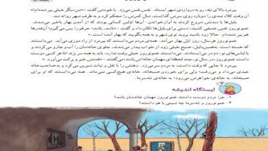 معنی کلمات بخوان و بیندیش عمو نوروز کلاس دوم