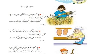 معنی کلمات درس دوستان ما فارسی کلاس دوم