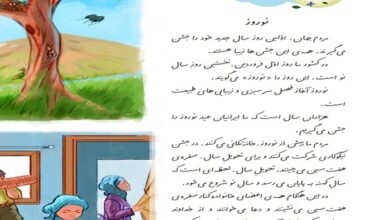 معنی کلمات درس نوروز کلاس دوم ابتدایی