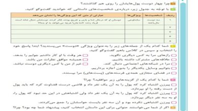 جواب درک و دریافت 🧐 صفحه 138 فارسی چهارم درس قاضی کوچک