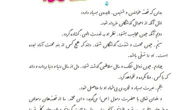 معنی کلمات درس شانزدهم فارسی ششم
