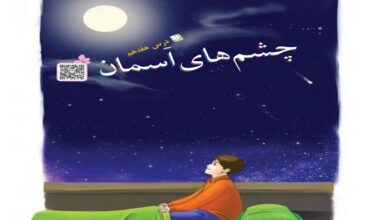 معنی کلمات درس چشم های اسمان کلاس سوم