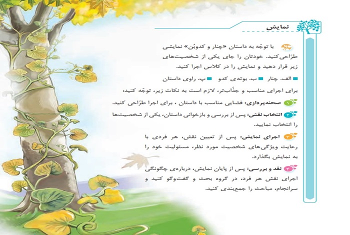 نمایش صفحه ی ۴۱ فارسی پنجم