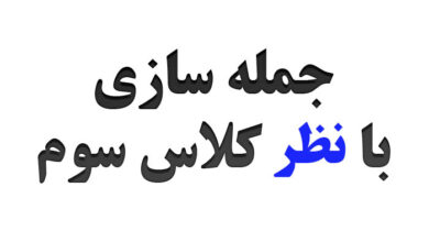 جمله سازی با نظر