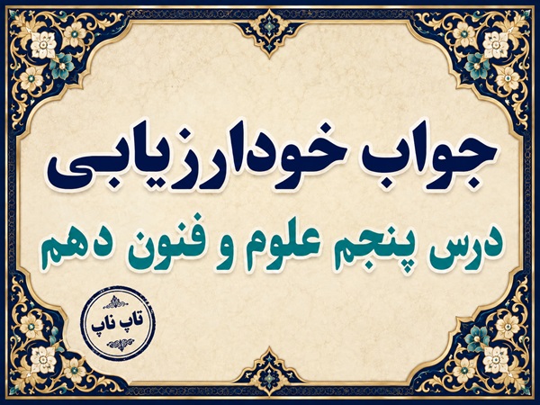 جواب خودارزیابی درس پنجم علوم و فنون دهم - هماهنگی پاره‌های کلام