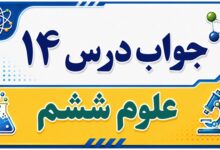 جواب درس ۱۴ علوم ششم - از گذشته تا آینده