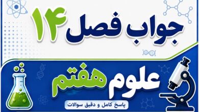 جواب فصل ۱۴ و درس چهاردهم علوم هفتم - گردش مواد