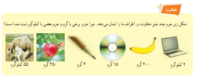 جواب فعالیت صفحه ۷ علوم هفتم
