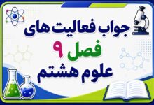 جواب فعالیت های فصل ۹ علوم هشتم - الکتریسیته