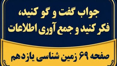 جواب فعالیت های صفحه ۶۹ زمین شناسی یازدهم فصل چهارم