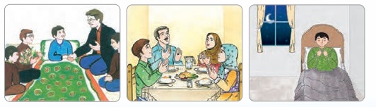 پاسخ ببین و بگو صفحه ۲۱ درس سوم هدیه دوم دبستان