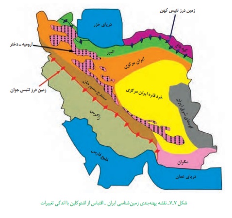 پاسخ فعالیت تکمیلی صفحه ۱۱۵ زمین شناسی یازدهم
