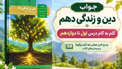جواب دین و زندگی دهم؛ گام به گام درس اول تا دوازدهم