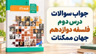 جواب سوالات درس دوم فلسفه دوازدهم جهان ممکنات