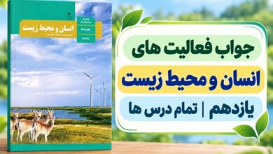 جواب فعالیت های انسان و محیط زیست یازدهم از درس اول تا هفتم