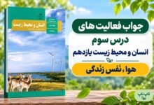 جواب فعالیت های درس سوم انسان و محیط زیست یازدهم هوا نفس زندگی