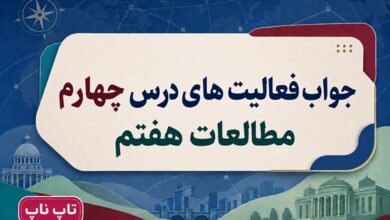 جواب فعالیت های درس چهارم مطالعات اجتماعی هفتم قانون گذاری