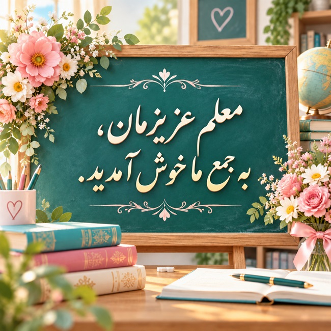 خوش آمد گویی به معلم